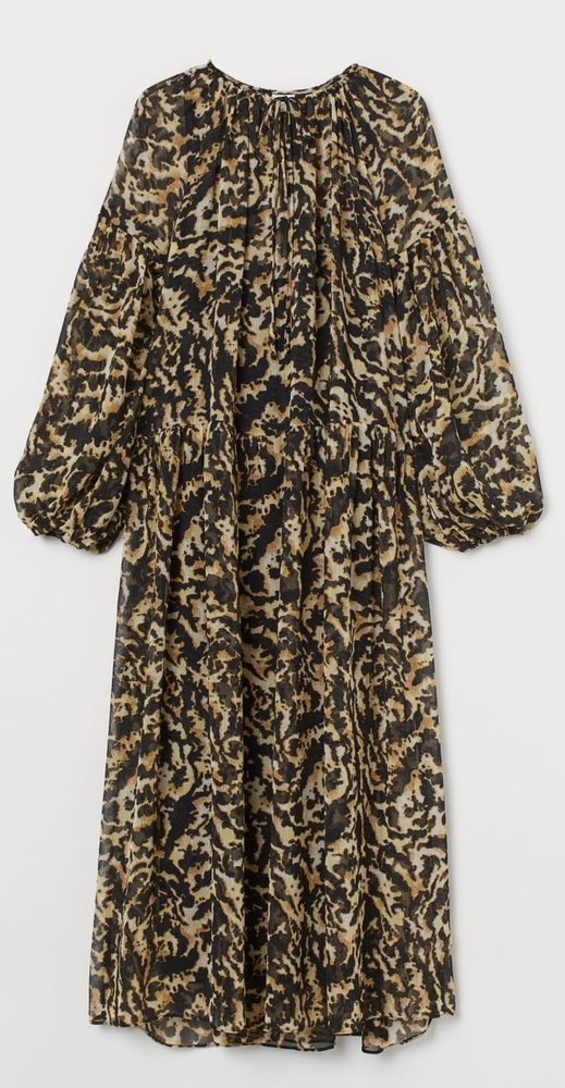 Long chiffon dress